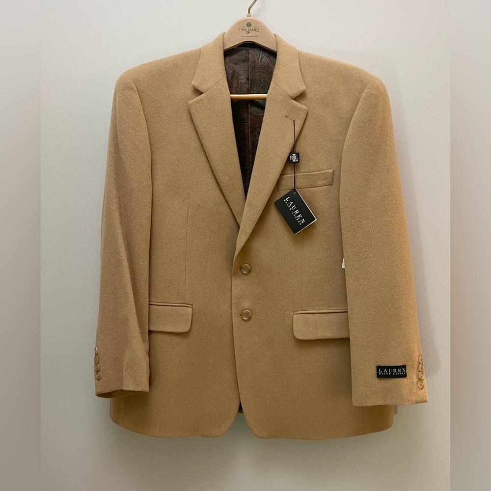 Ralph Lauren Camel/Tan Wool Sport Coat preppy NWT